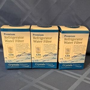 👍 3 Pack Premium Refrigerator Water Filter - Blue